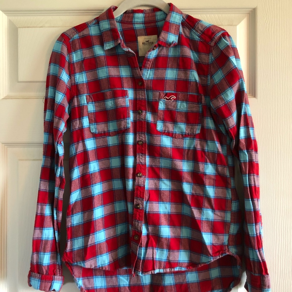 Plaid button up shirt